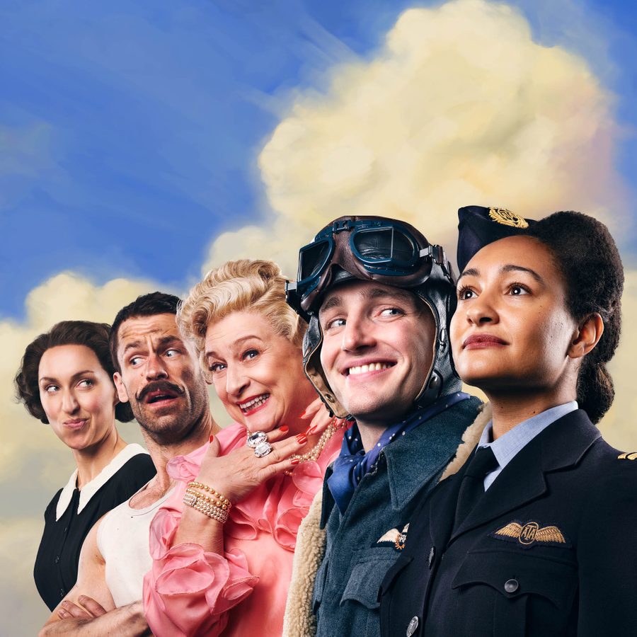jack-absolute-flies-again-v2-2000x1000 Jack Absolute Flies Again cast of maid, mechanic, lady of the manor, male RAF pilot and female auxilliary pilot