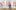 NTGDS_NF_TheatreWorks_Web Header__2000x1000px_4 reduced Three people interact playfully with red geometric tape designs on a wall. Each person appears to be inside or interacting with a 3D cube while standing on wooden crates. The cubes create an optical illusion effect.