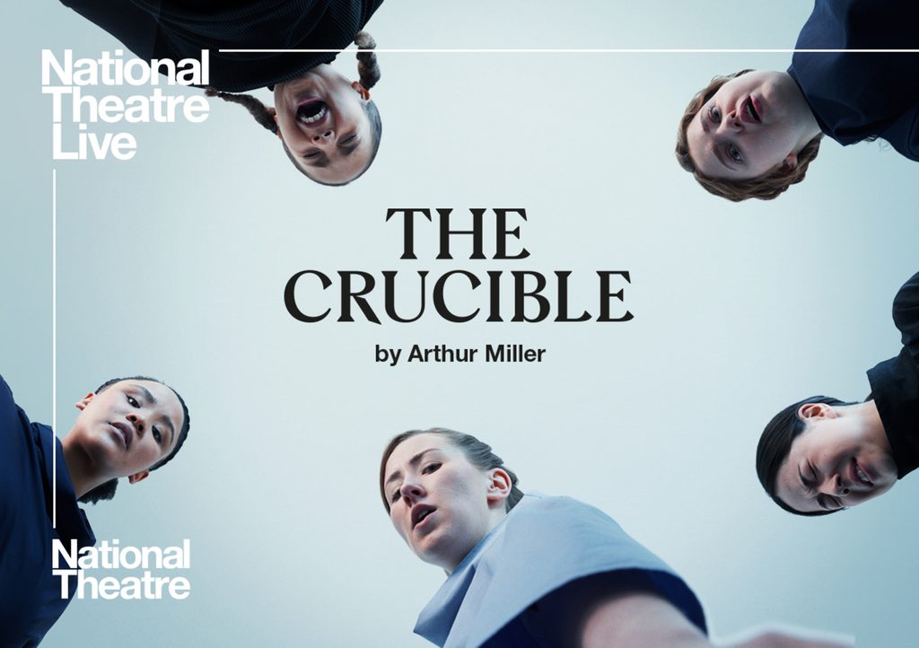 NTL 2023 The Crucible Listing Image Landscape Five women lean over looking down into the camera.